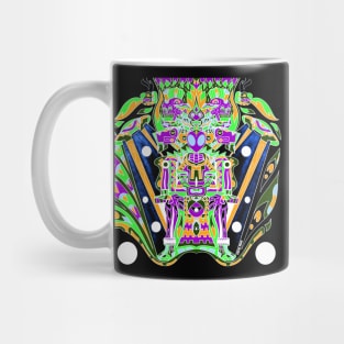 space traveler in underworld madness ecopop Mug